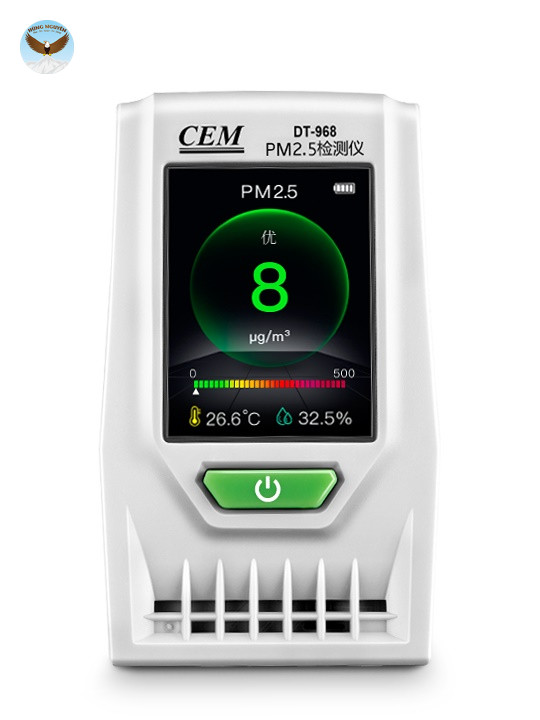 Máy đo chất lượng không khí CEM DT-968 (PM2.5:0～2000ug/m³;PM10:0～2000ug/m³)